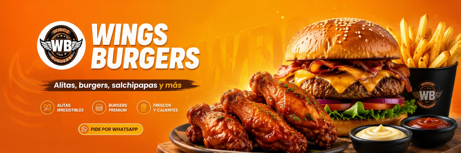 Wings Burgers - alitas, burgers, salchipapas y mas